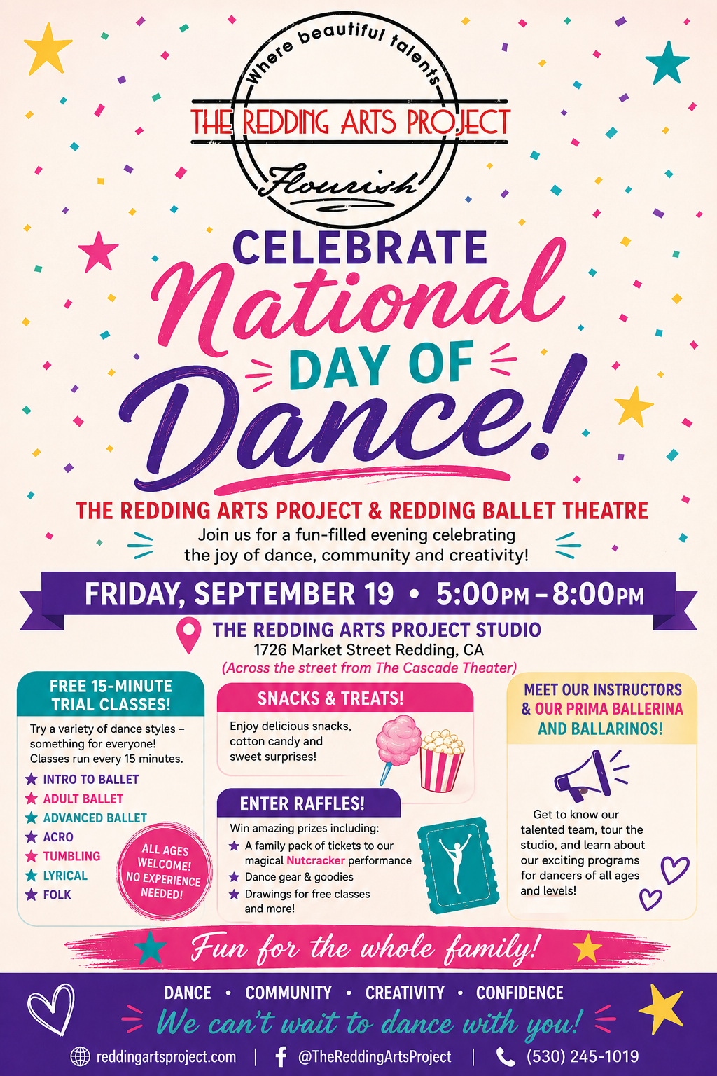 Come Celebrate The National Day of Dance with us!