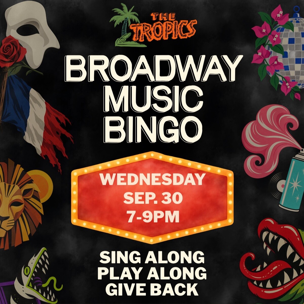 Broadway Music Bingo